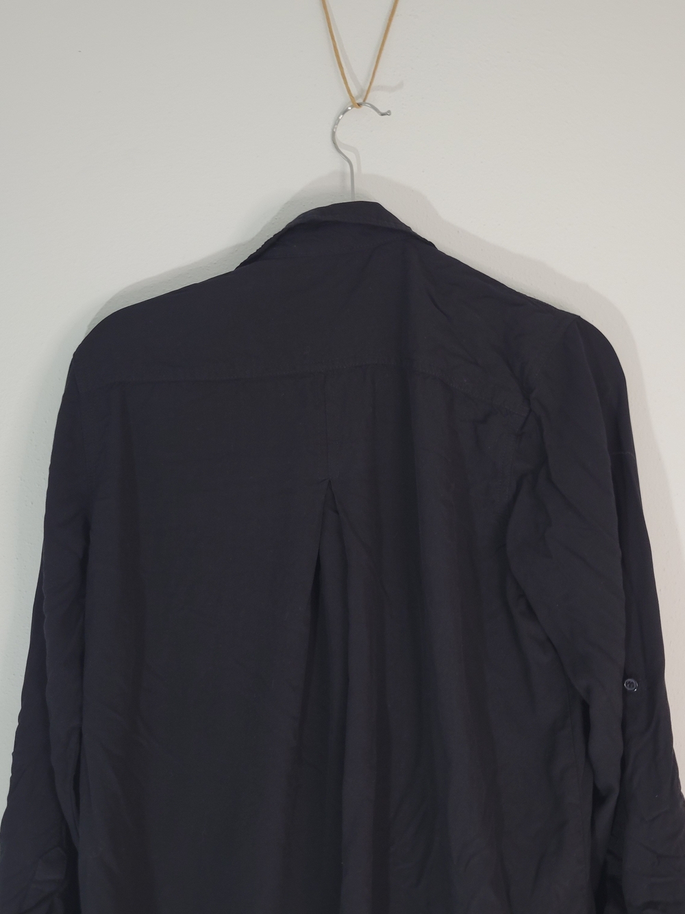 Velvet Heart Women Black Button-Up Shirt - Classic Long Sleeve Size L. - Picture 4 of 10